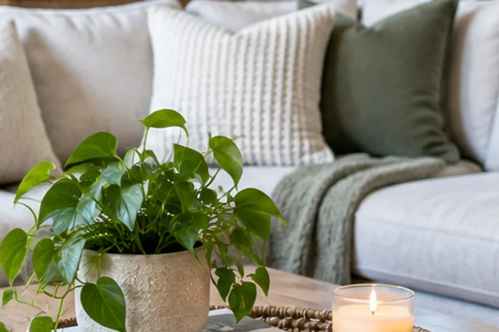 Life Hacks for an Organised House Tidy and organised living room with simple storage ideas